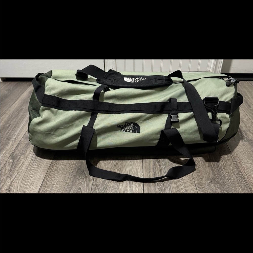 The North Face Olive Duffel Bag